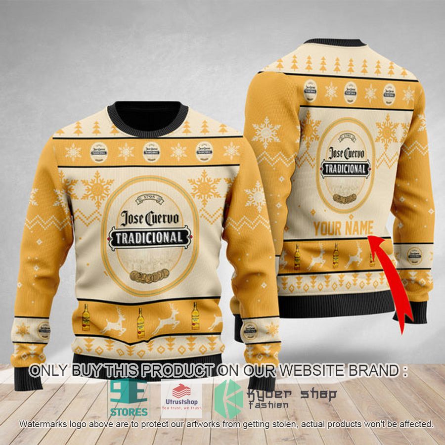 personalized funny jose cuervo ugly christmas sweater 1 27208