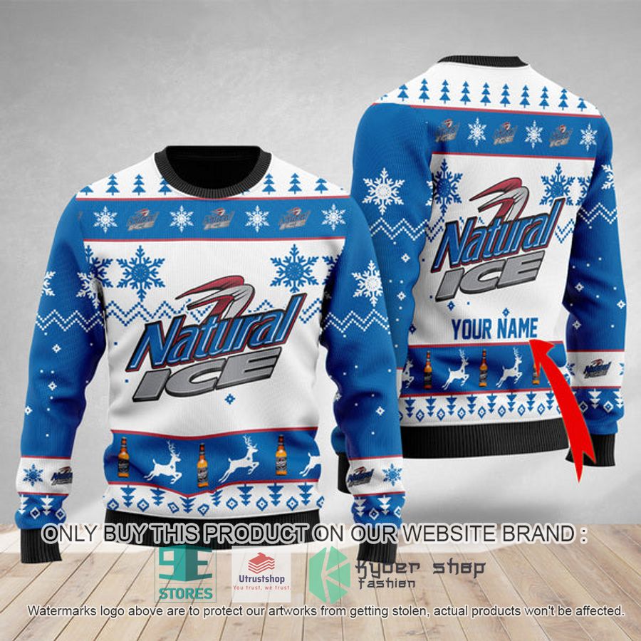 personalized funny natural ice ugly christmas sweater 1 98348
