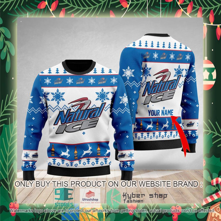 personalized funny natural ice ugly christmas sweater 2 87163