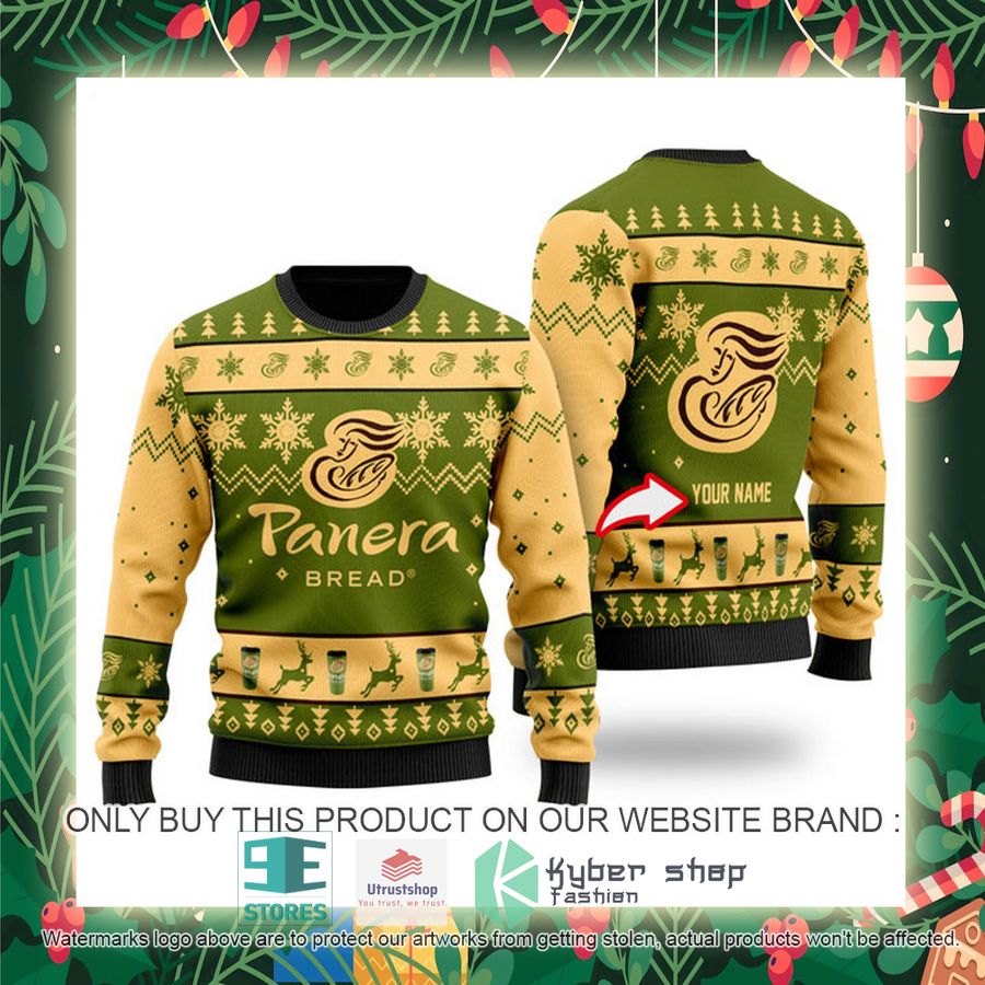 personalized funny panera bread ugly christmas sweater 2 41937
