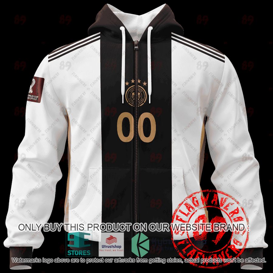 NEW Personalized Germany Home World Cup 2022 white black Hoodie, Shirt 3 personalized germany home jersey world cup 2022 white black shirt hoodie 3 75838