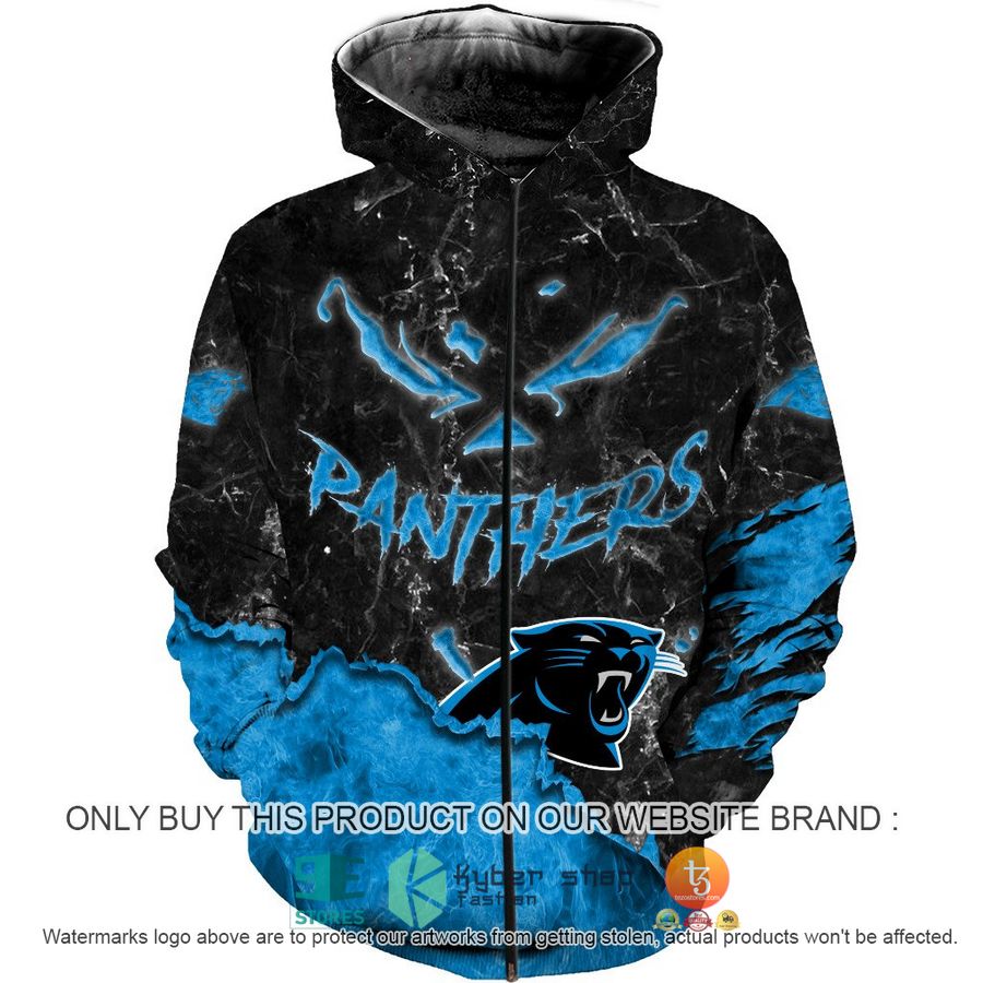 NEW Personalized Halloween Ghost Face Carolina Panthers Hoodie, Shirt 3 personalized halloween ghost face carolina panthers shirt hoodie 3 70449