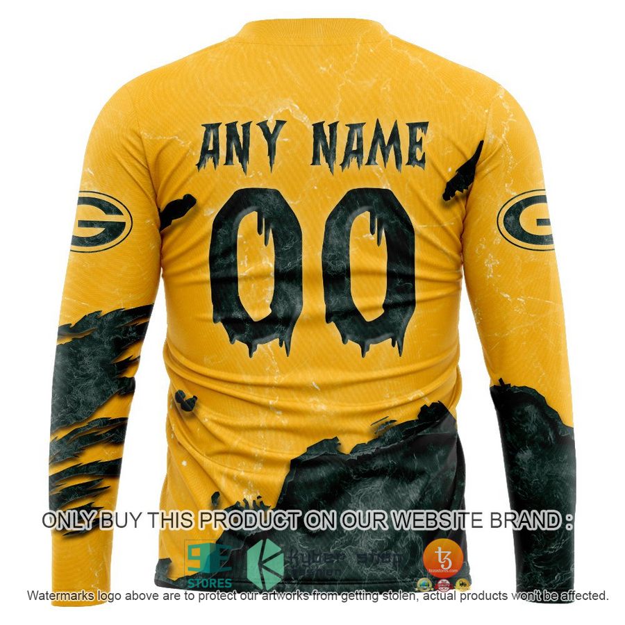 NEW Personalized Halloween Ghost Face Green Bay Packers Hoodie, Shirt 7 personalized halloween ghost face green bay packers shirt hoodie 7 5616