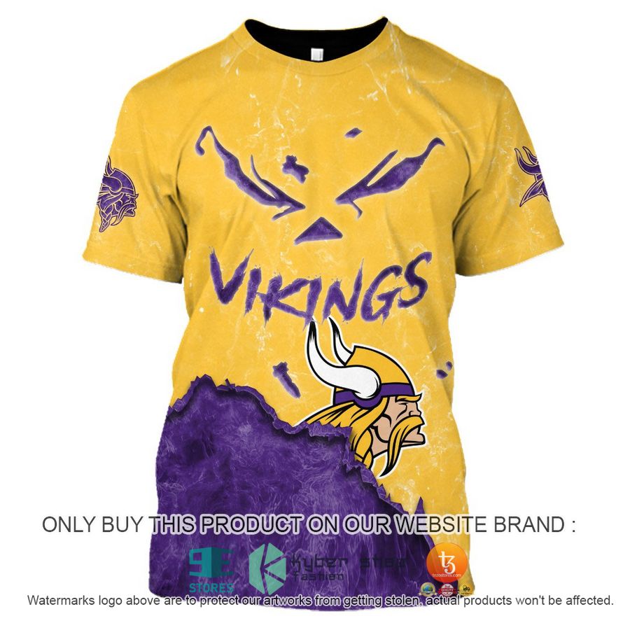 NEW Personalized Halloween Ghost Face Minnesota Vikings Hoodie, Shirt 4 personalized halloween ghost face minnesota vikings shirt hoodie 4 41679