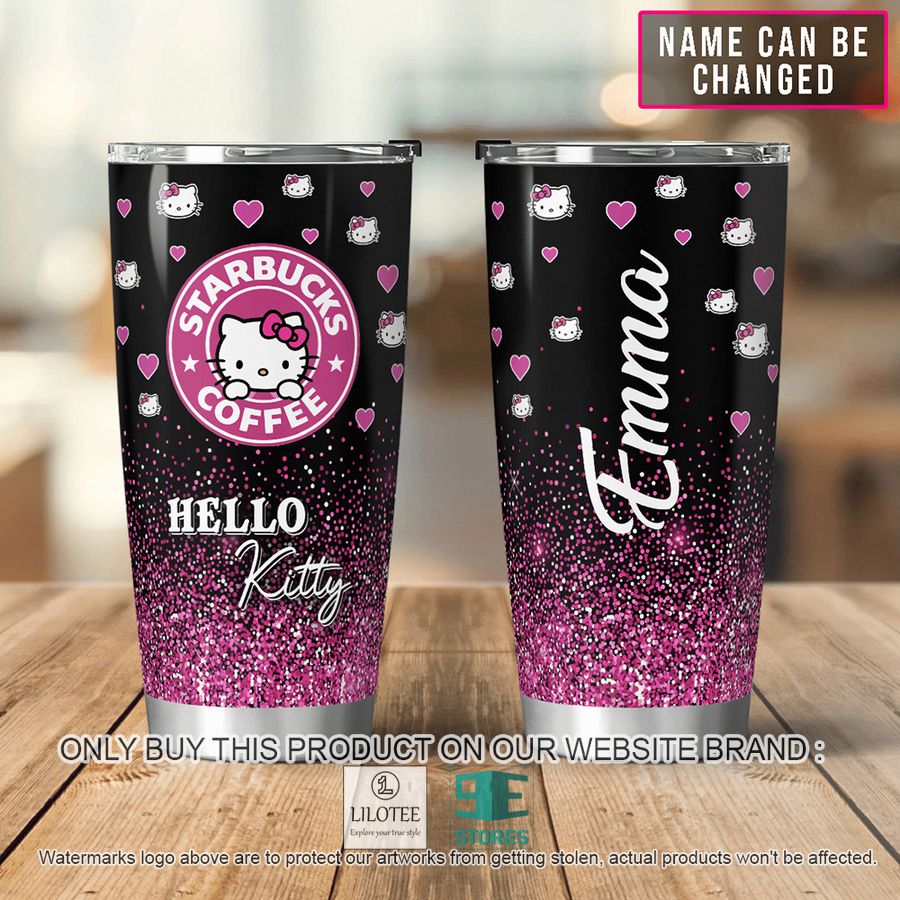 personalized hello kitty starbucks coffee tumbler 1 80219