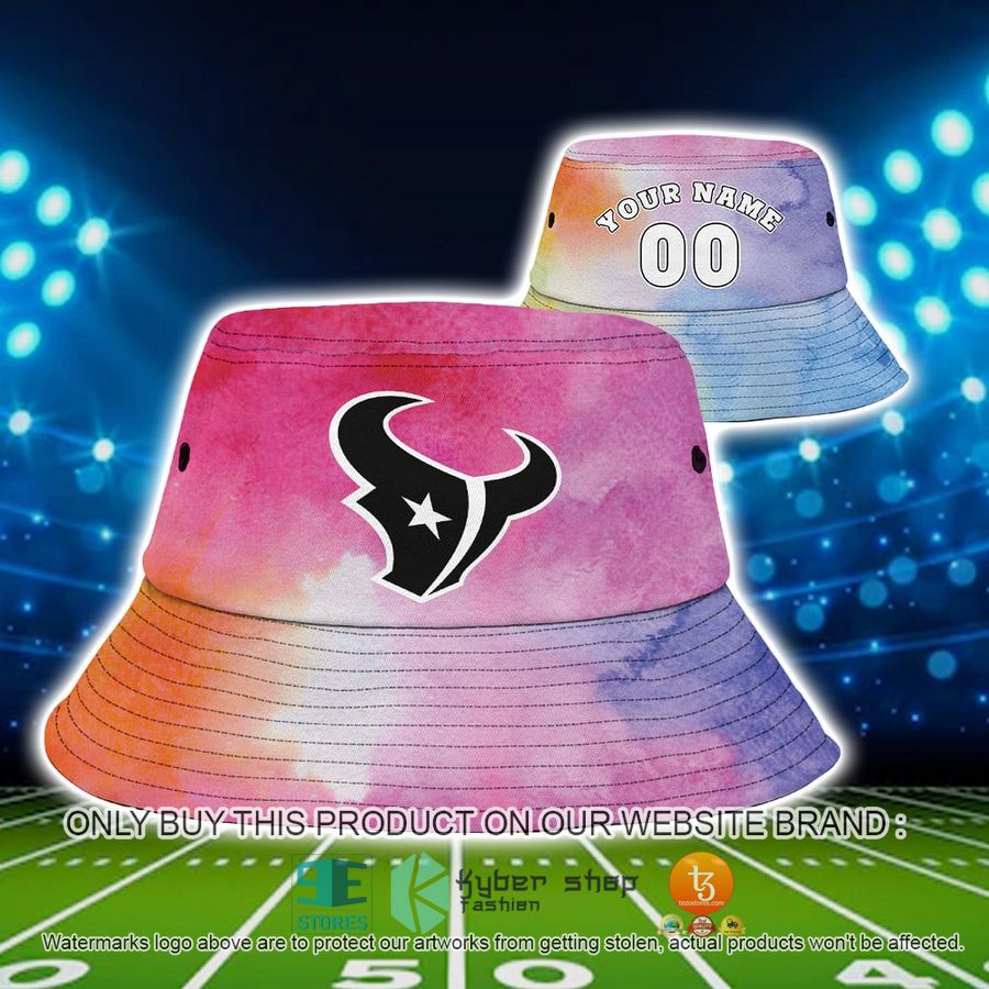 personalized houston texans crucial catch a bucket hat hat 1 99313
