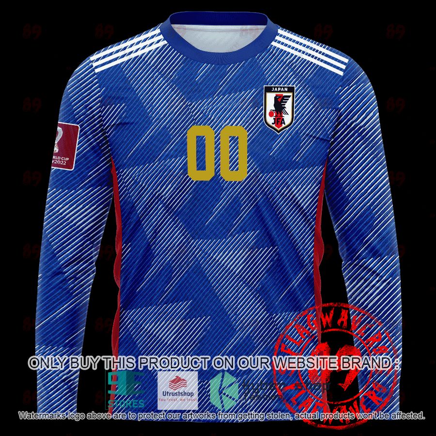 NEW Personalized Japan Home World Cup 2022 Hoodie, Shirt 6 personalized japan home jersey world cup 2022 shirt hoodie 6 15241