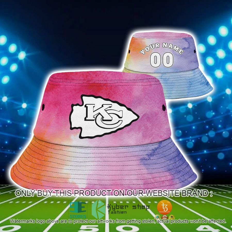 personalized kansas city chiefs crucial catch a bucket hat hat 1 86368