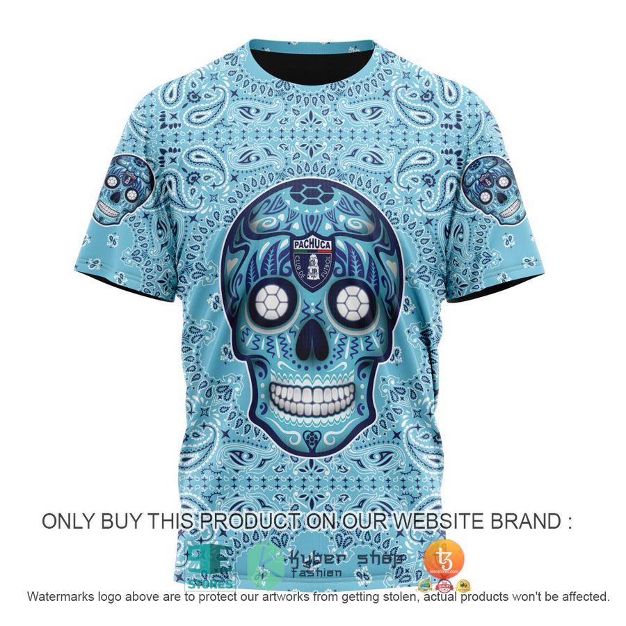 HOT Liga Mx C F Pachuca Special Sugar Skull Kits For Dia De Muertos Personalized 3d Shirt, Hoodie 8 personalized liga mx c f pachuca special sugar skull kits for dia de muertos 3d shirt hoodie 8 98356