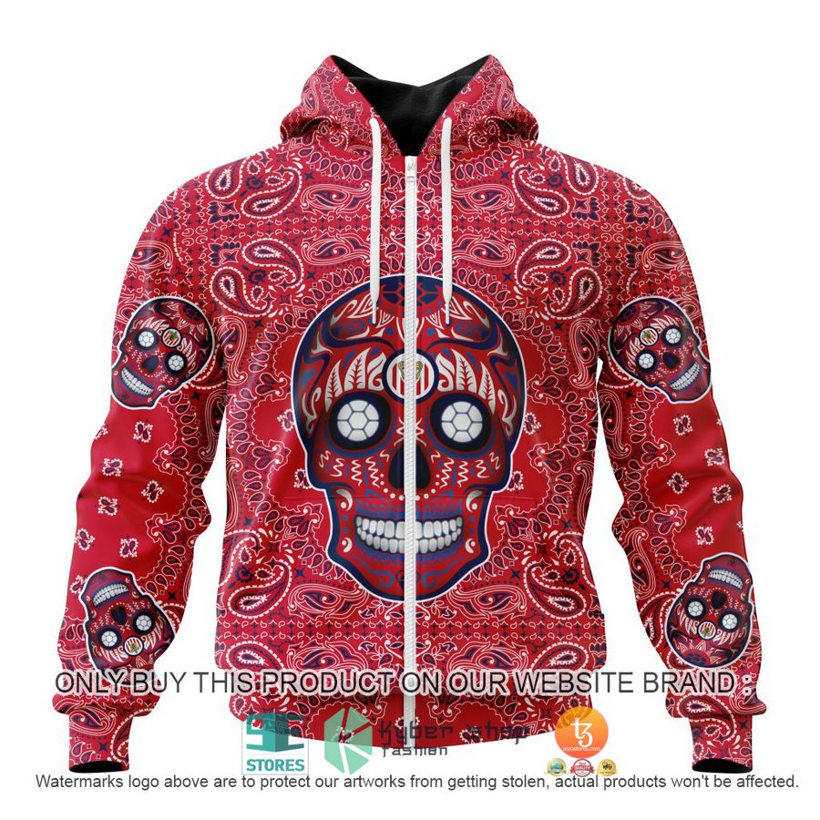 HOT Liga Mx Chivas Guadalajara Special Sugar Skull Kits For Dia De Muertos Personalized 3d Shirt, Hoodie 2 personalized liga mx chivas guadalajara special sugar skull kits for dia de muertos 3d shirt hoodie 2 54775