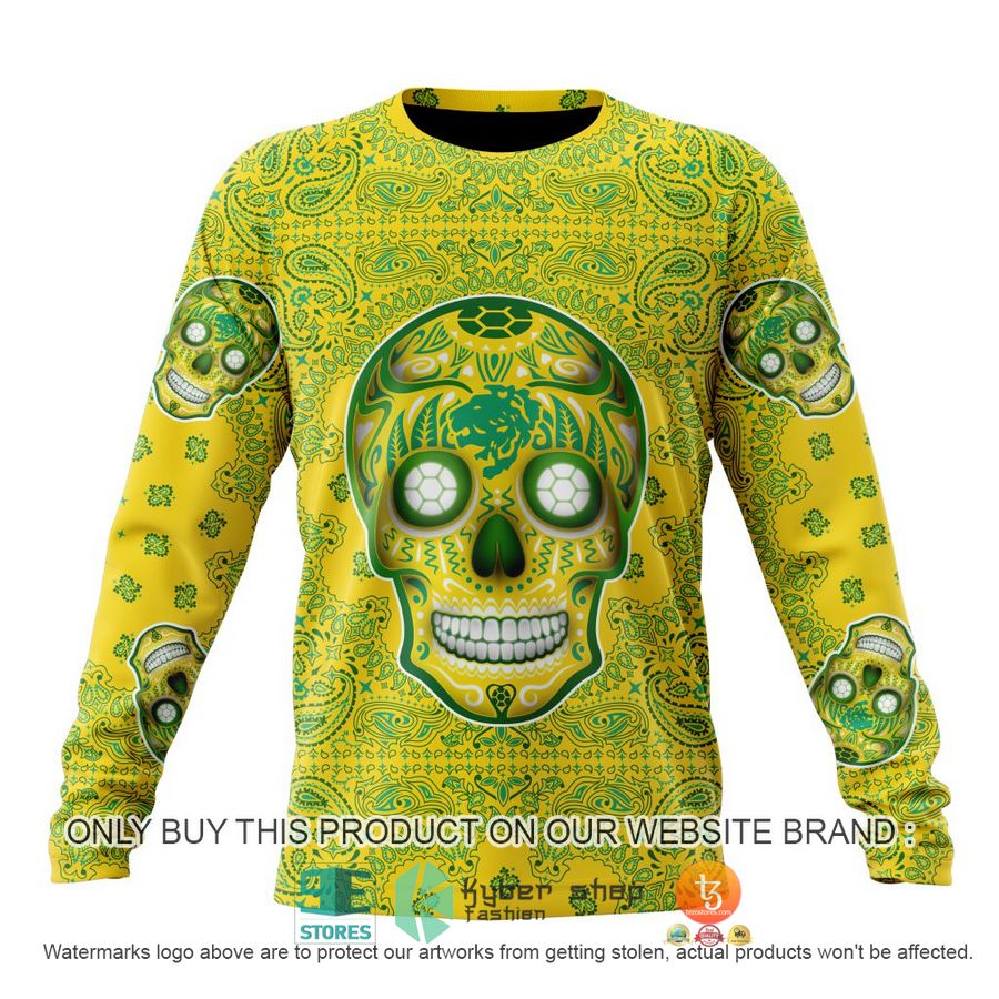 HOT Liga Mx Club Leon Special Sugar Skull Kits For Dia De Muertos Personalized 3d Shirt, Hoodie 6 personalized liga mx club leon special sugar skull kits for dia de muertos 3d shirt hoodie 6 74792