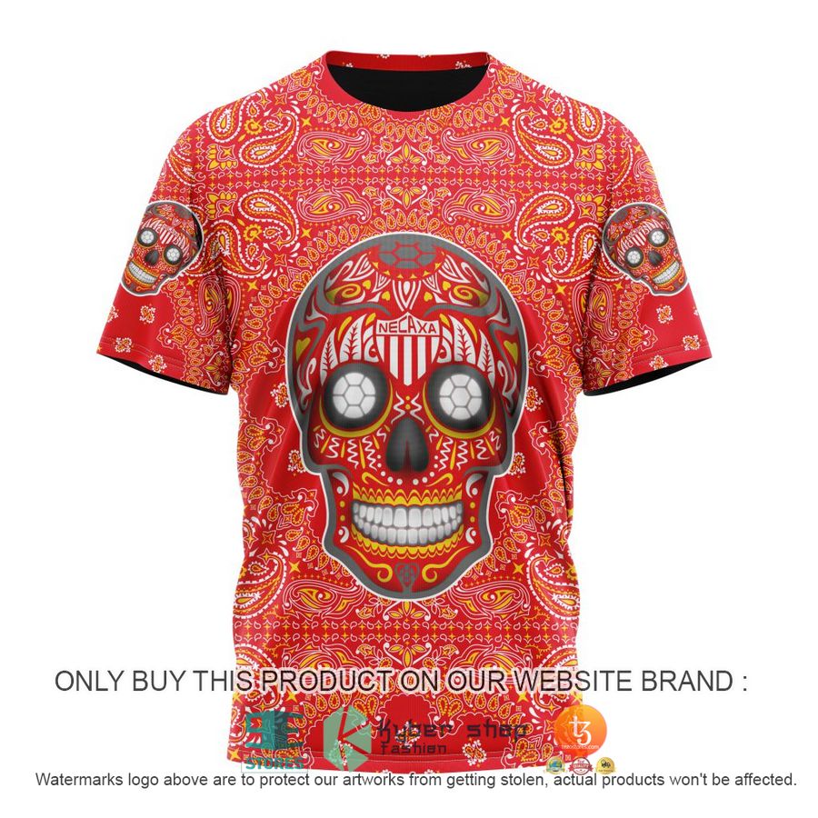 HOT Liga Mx Club Necaxa Special Sugar Skull Kits For Dia De Muertos Personalized 3d Shirt, Hoodie 8 personalized liga mx club necaxa special sugar skull kits for dia de muertos 3d shirt hoodie 8 18921