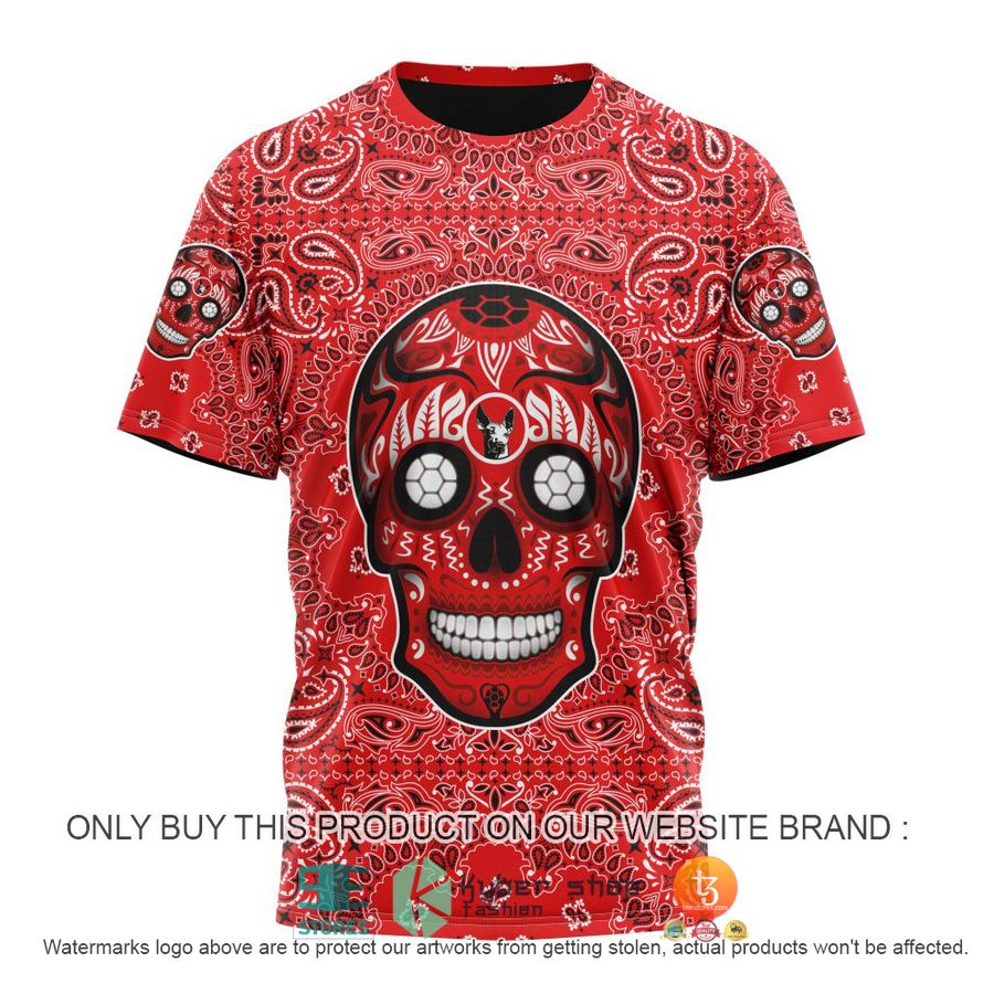 HOT Liga Mx Club Tijuana Special Sugar Skull Kits For Dia De Muertos Personalized 3d Shirt, Hoodie 8 personalized liga mx club tijuana special sugar skull kits for dia de muertos 3d shirt hoodie 8 67924