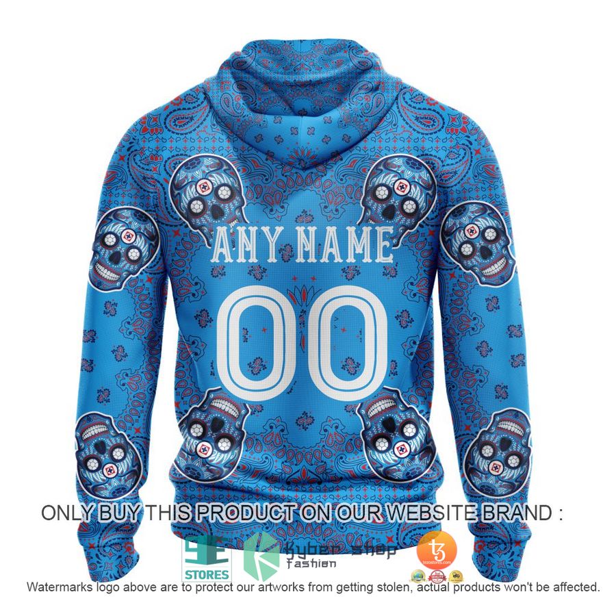 HOT Liga Mx Cruz Azul Special Sugar Skull Kits For Dia De Muertos Personalized 3d Shirt, Hoodie 3 personalized liga mx cruz azul special sugar skull kits for dia de muertos 3d shirt hoodie 3 29854