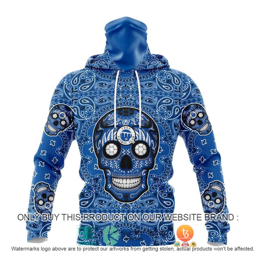 HOT Liga Mx Queretaro F C Special Sugar Skull Kits For Dia De Muertos Personalized 3d Shirt, Hoodie 4 personalized liga mx queretaro f c special sugar skull kits for dia de muertos 3d shirt hoodie 4 66795