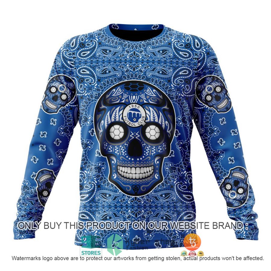 HOT Liga Mx Queretaro F C Special Sugar Skull Kits For Dia De Muertos Personalized 3d Shirt, Hoodie 6 personalized liga mx queretaro f c special sugar skull kits for dia de muertos 3d shirt hoodie 6 93974