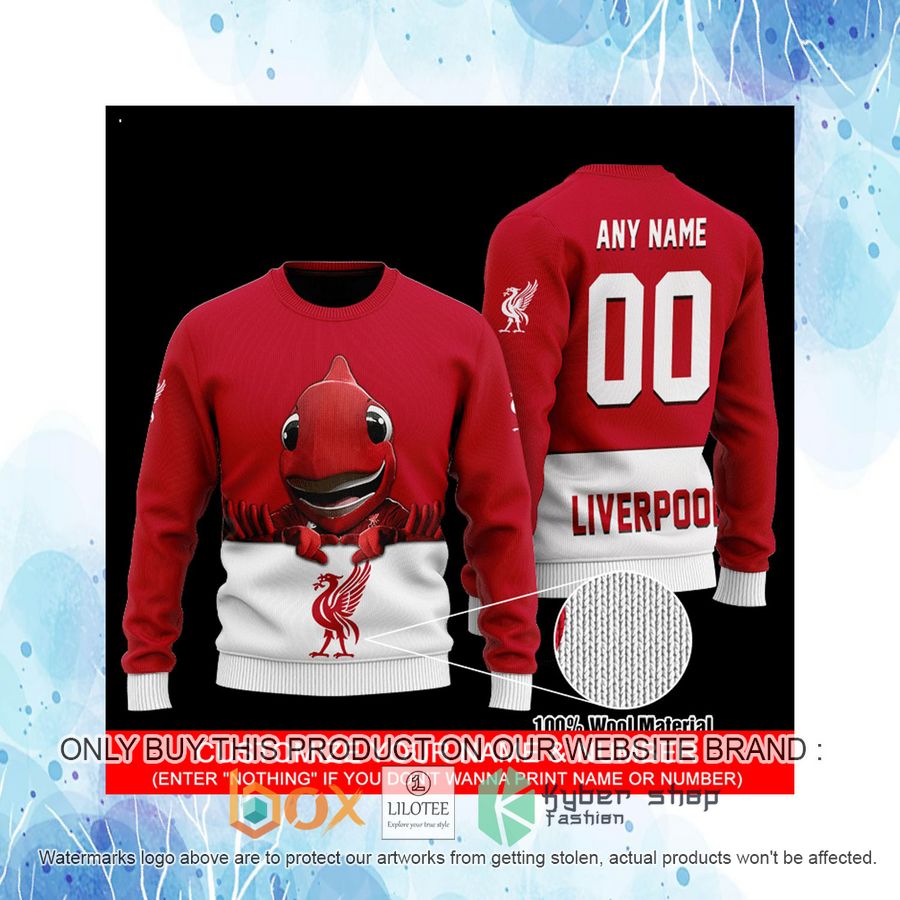 Personalized Liverpool Red Wool Sweater 4 personalized liverpool red wool sweater 4 59612