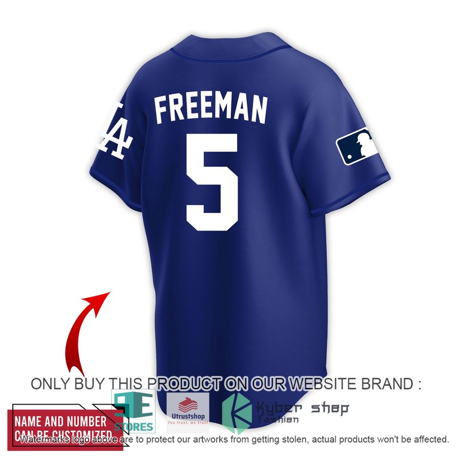 NEW Personalized Los Angeles Dodgers MLB blue Baseball Shirt 2 personalized los angeles dodgers mlb blue baseball jersey 2 16644