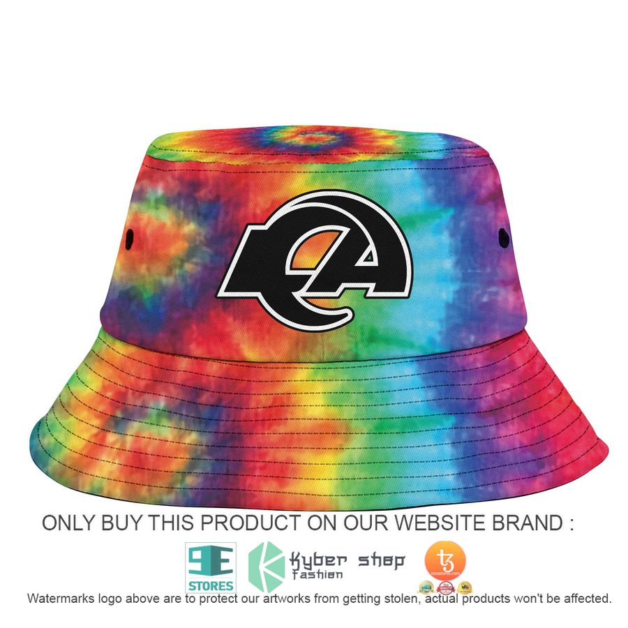personalized los angeles rams crucial catch b bucket hat cap 2 75897