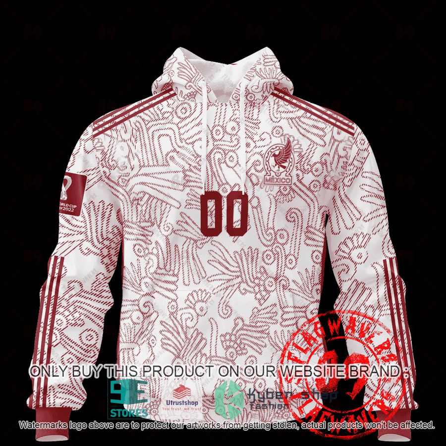 NEW Personalized Mexico Away World Cup 2022 white Hoodie, Shirt 1 personalized mexico away jersey world cup 2022 white shirt hoodie 1 23876