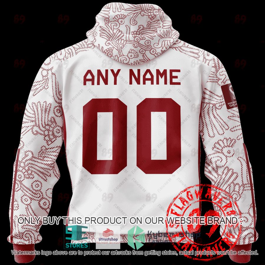 NEW Personalized Mexico Away World Cup 2022 white Hoodie, Shirt 2 personalized mexico away jersey world cup 2022 white shirt hoodie 2 75483