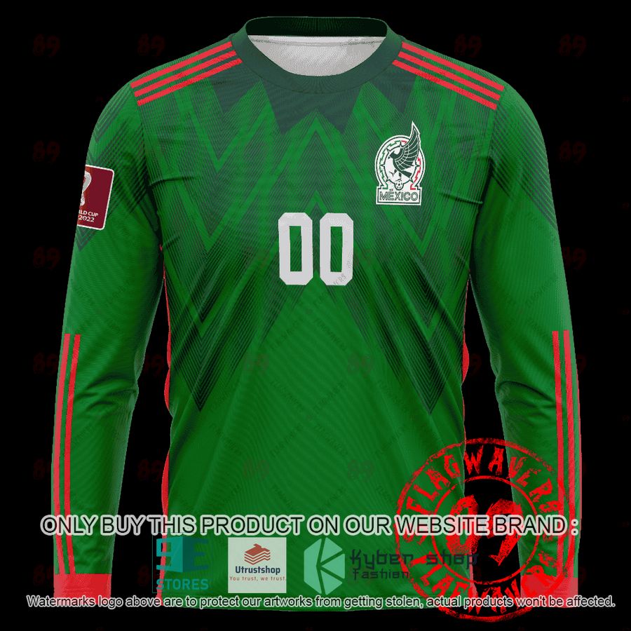 NEW Personalized Mexico Home World Cup 2022 green Hoodie, Shirt 6 personalized mexico home jersey world cup 2022 green shirt hoodie 6 20884