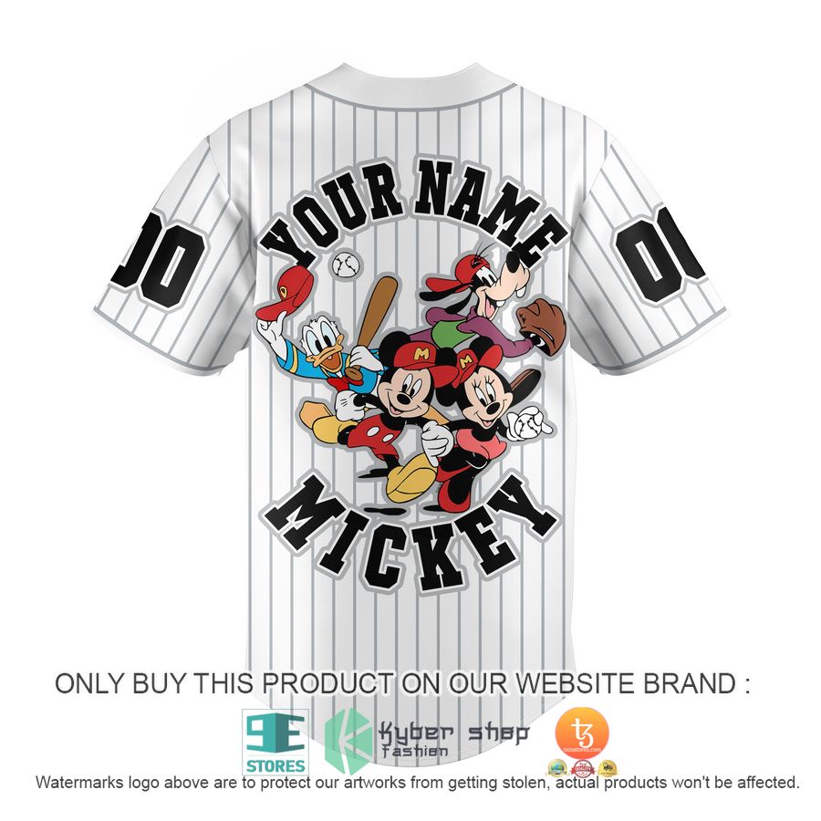 HOT Personalized Mickey Mouse and Friends playing baseball Baseball Jersey 3 personalized mickey mouse and friends playing baseball baseball jersey 3 68280
