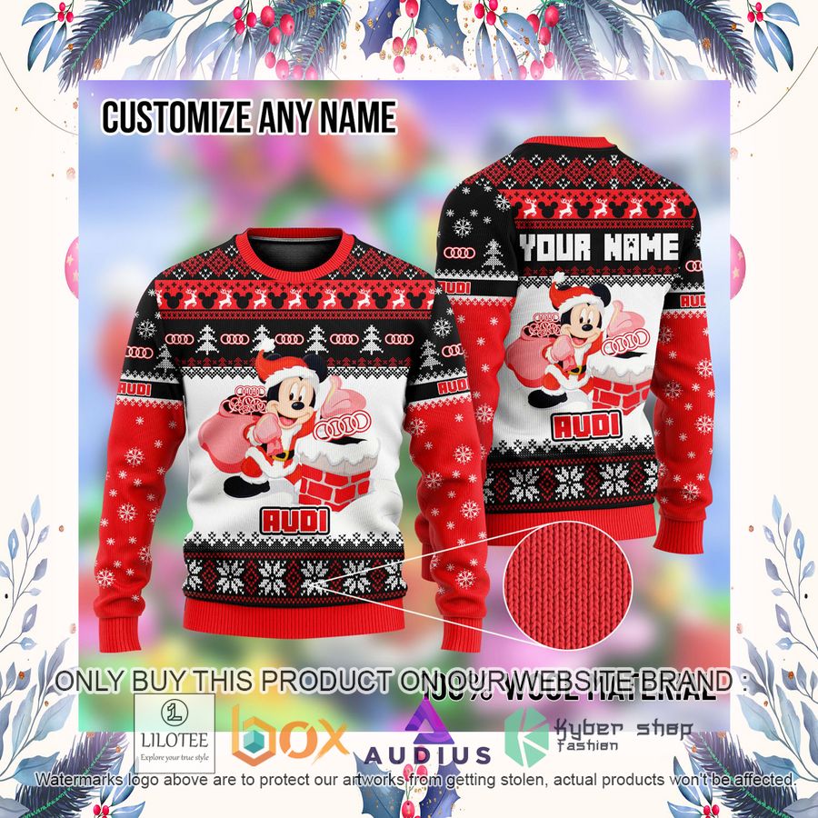 Personalized Mickey Mouse Audi Ugly Christmas Sweater 4 personalized mickey mouse audi ugly christmas sweater 4 98655