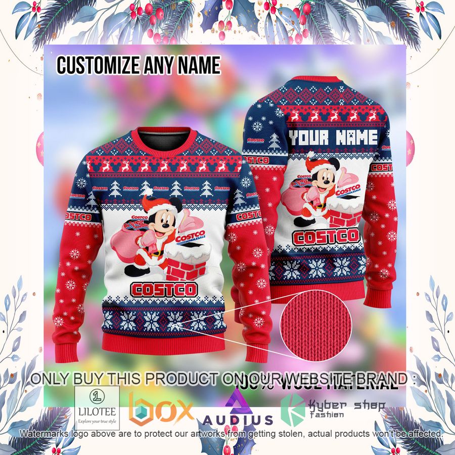 Personalized Mickey Mouse Costco Ugly Christmas Sweater 4 personalized mickey mouse costco ugly christmas sweater 4 77457