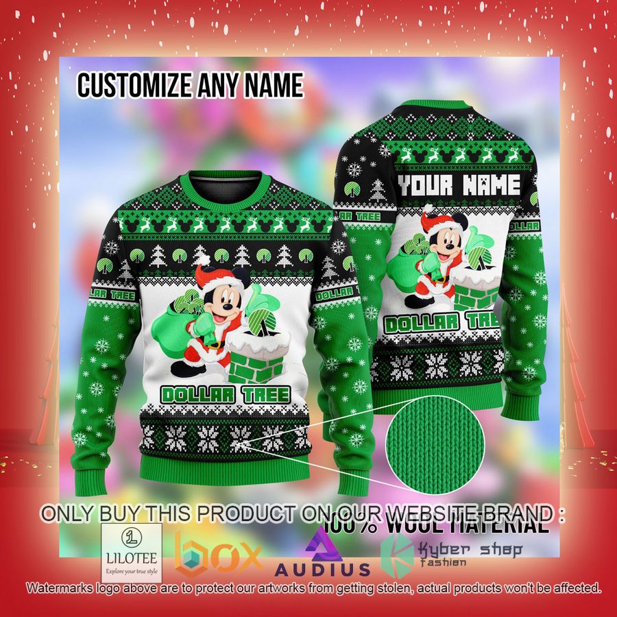 Personalized Mickey Mouse Dollar Tree Ugly Christmas Sweater 3 personalized mickey mouse dollar tree ugly christmas sweater 3 36022