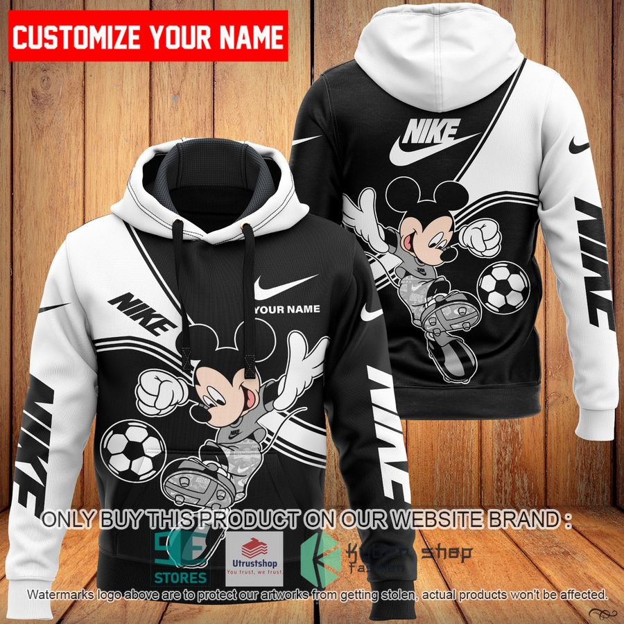 personalized mickey mouse football nike 3d hoodie 1 11674