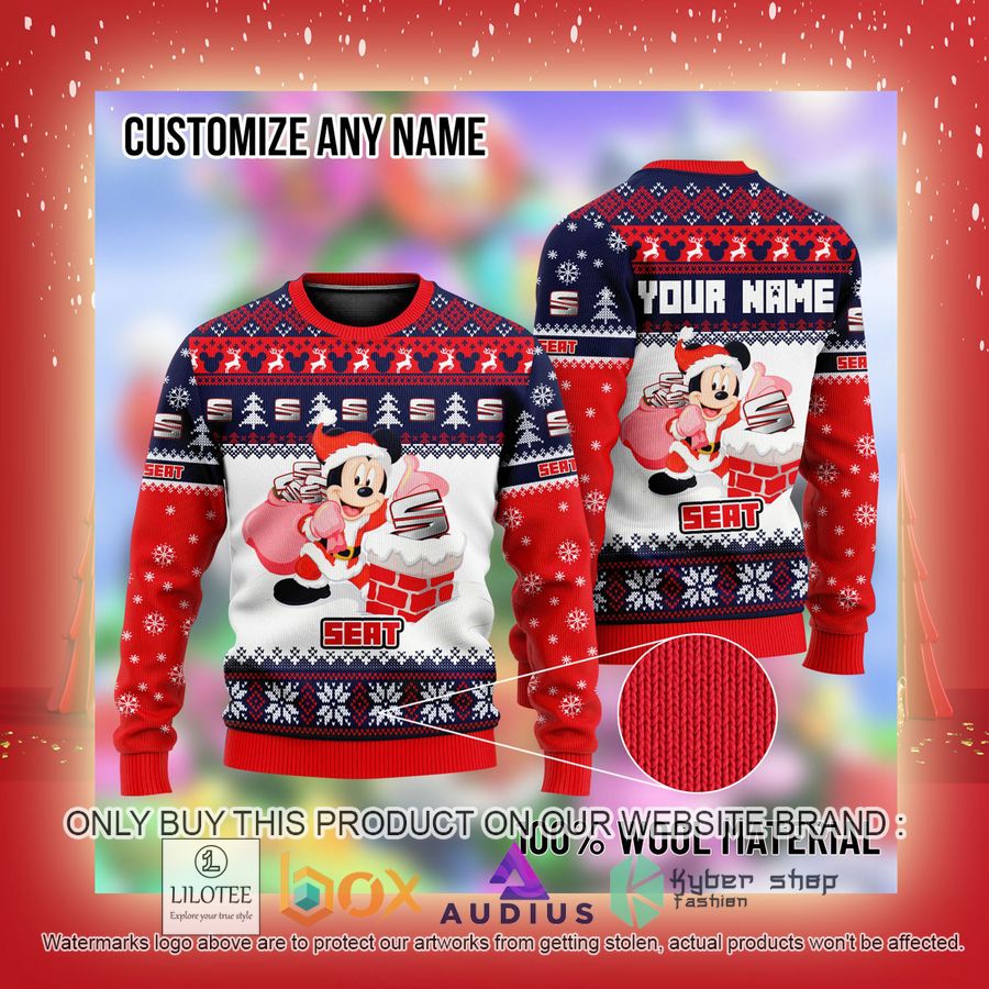 Personalized Mickey Mouse Seat Ugly Christmas Sweater 3 personalized mickey mouse seat ugly christmas sweater 3 36043