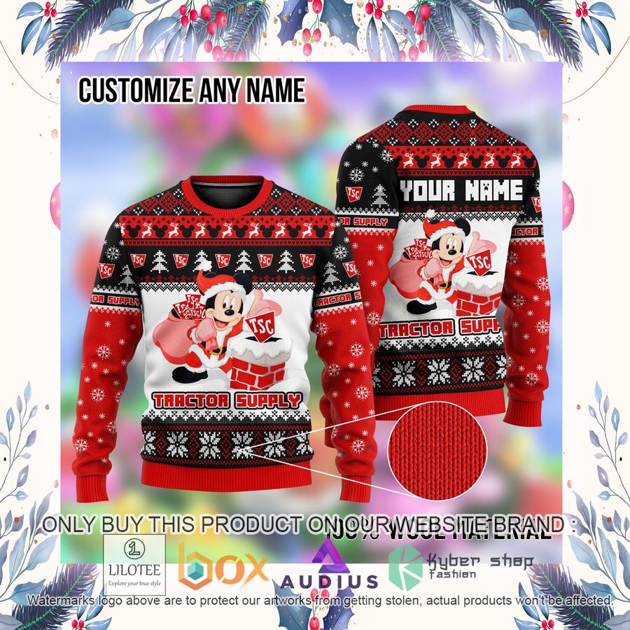 Personalized Mickey Mouse Tractor Supply Ugly Christmas Sweater 4 personalized mickey mouse tractor supply ugly christmas sweater 4 35366