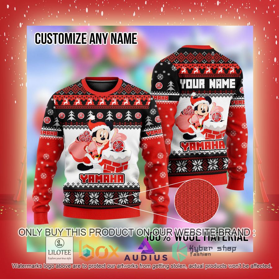 Personalized Mickey Mouse Yamaha Ugly Christmas Sweater 3 personalized mickey mouse yamaha ugly christmas sweater 3 45518