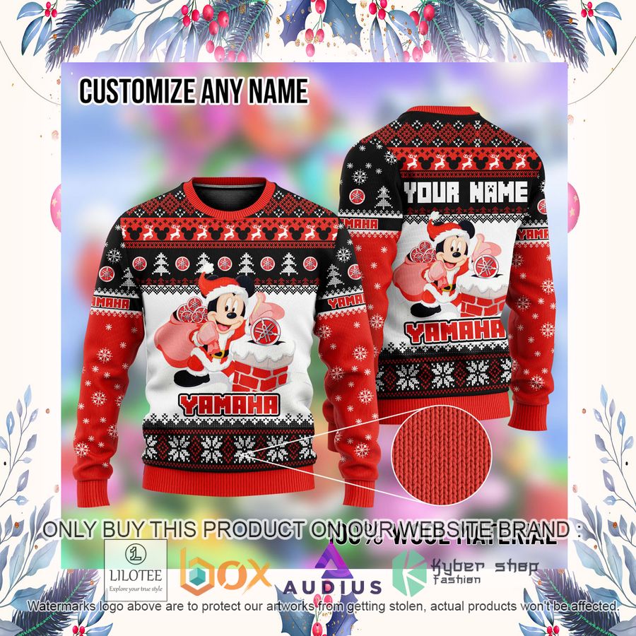 Personalized Mickey Mouse Yamaha Ugly Christmas Sweater 4 personalized mickey mouse yamaha ugly christmas sweater 4 61277