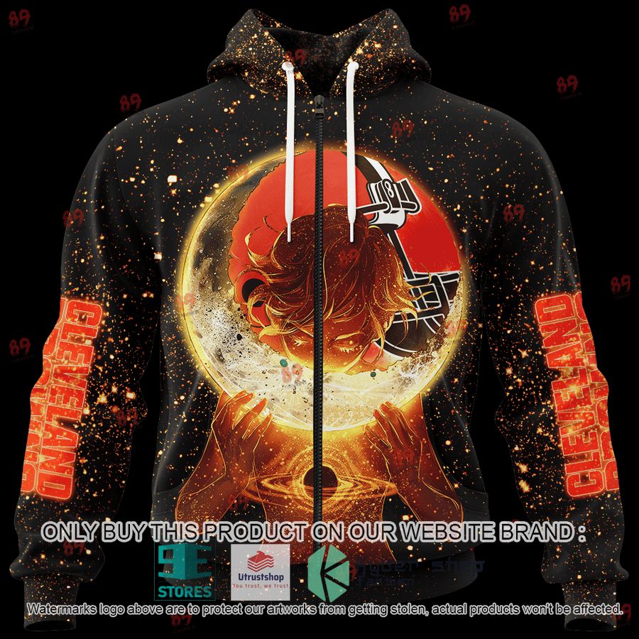 NEW Moon Cleveland Browns Custom Name Hoodie, Shirt 3 personalized moon cleveland browns shirt hoodie 3 89309