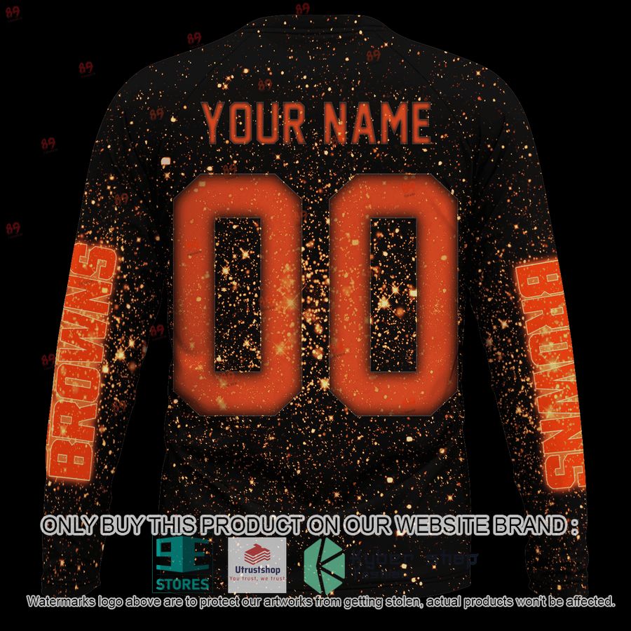 NEW Moon Cleveland Browns Custom Name Hoodie, Shirt 7 personalized moon cleveland browns shirt hoodie 7 11879