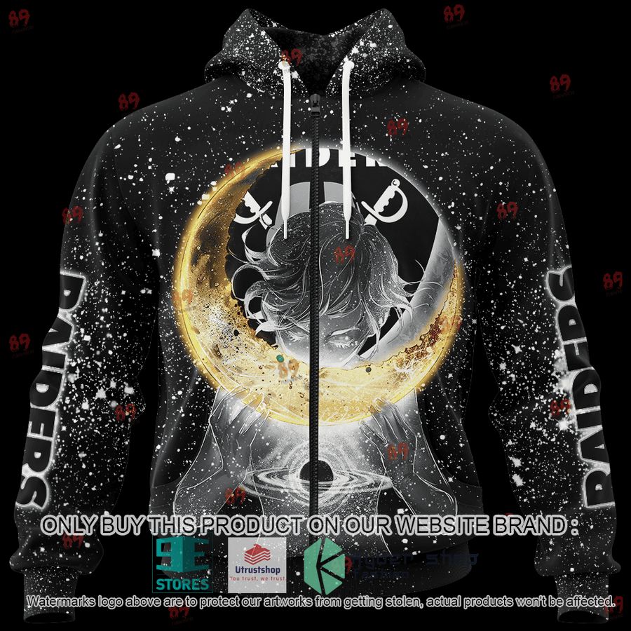 NEW Moon Las Vegas Raiders Custom Name Hoodie, Shirt 3 personalized moon las vegas raiders shirt hoodie 3 63130