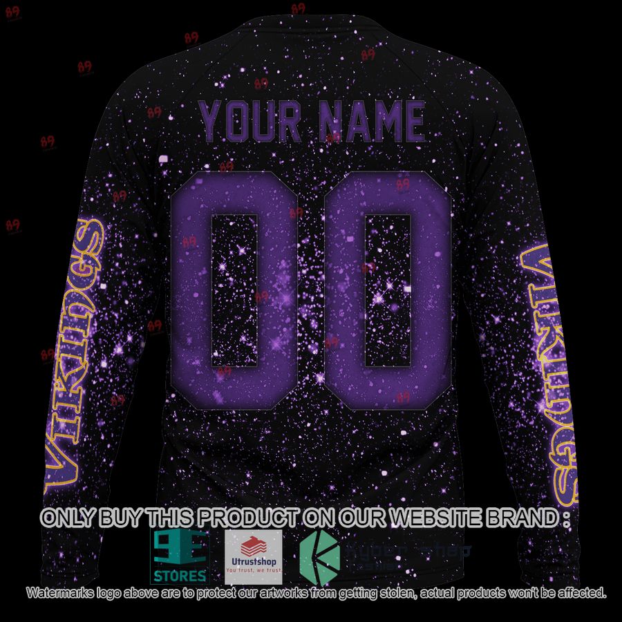 NEW Moon Minnesota Vikings Custom Name Hoodie, Shirt 7 personalized moon minnesota vikings shirt hoodie 7 26902