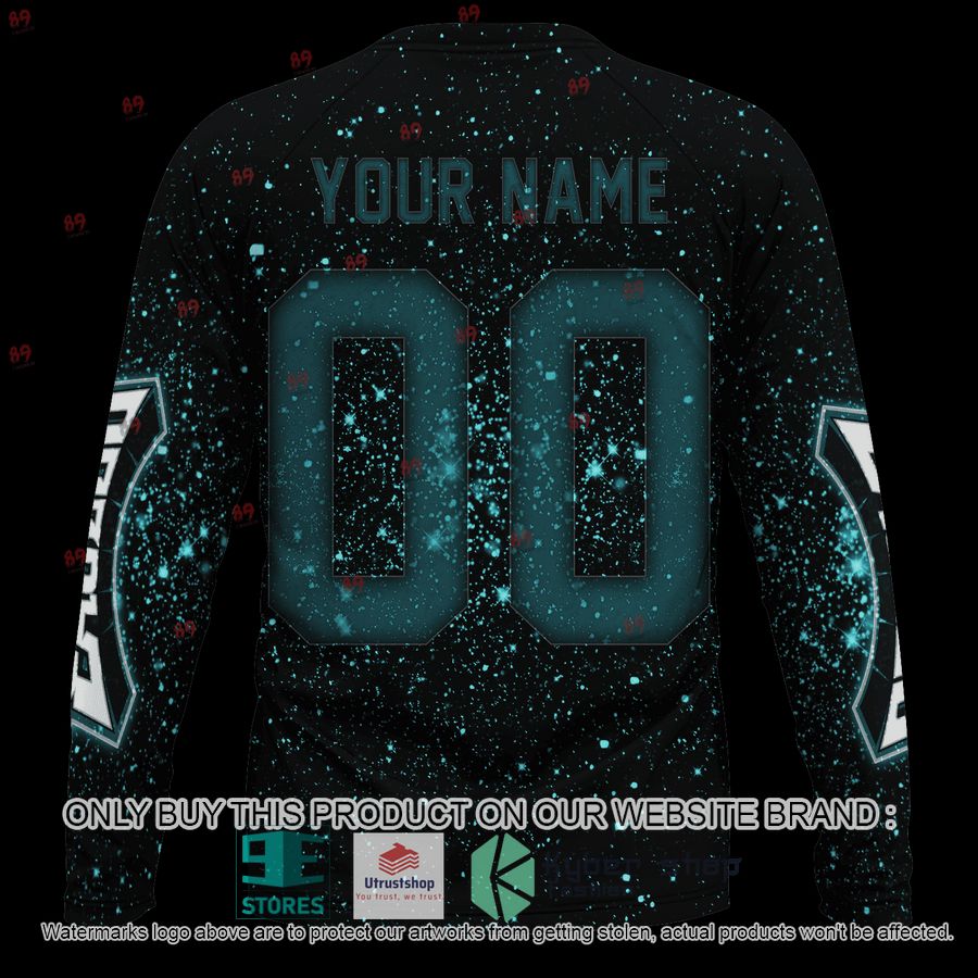 NEW Moon Philadelphia Eagles Custom Name Hoodie, Shirt 7 personalized moon philadelphia eagles shirt hoodie 7 66212