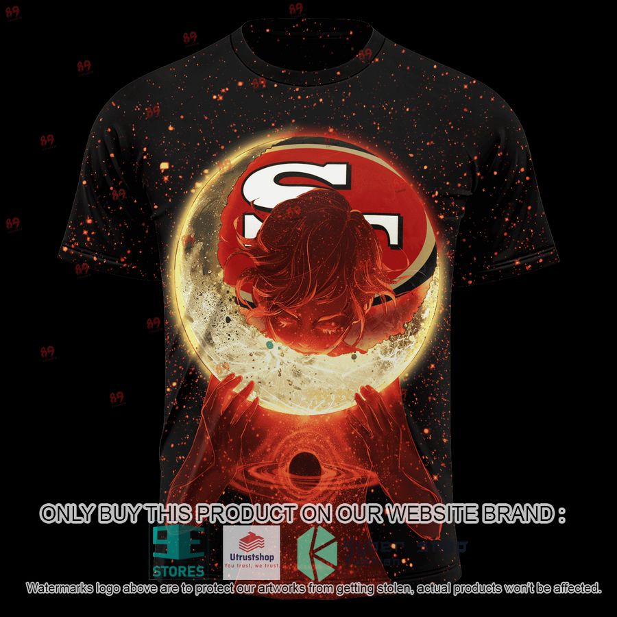 NEW Moon San Francisco 49ers Custom Name Hoodie, Shirt 4 personalized moon san francisco 49ers shirt hoodie 4 19592