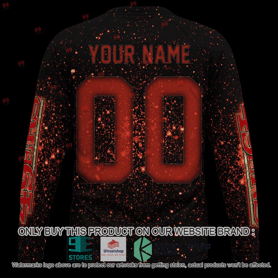 NEW Moon San Francisco 49ers Custom Name Hoodie, Shirt 7 personalized moon san francisco 49ers shirt hoodie 7 89715