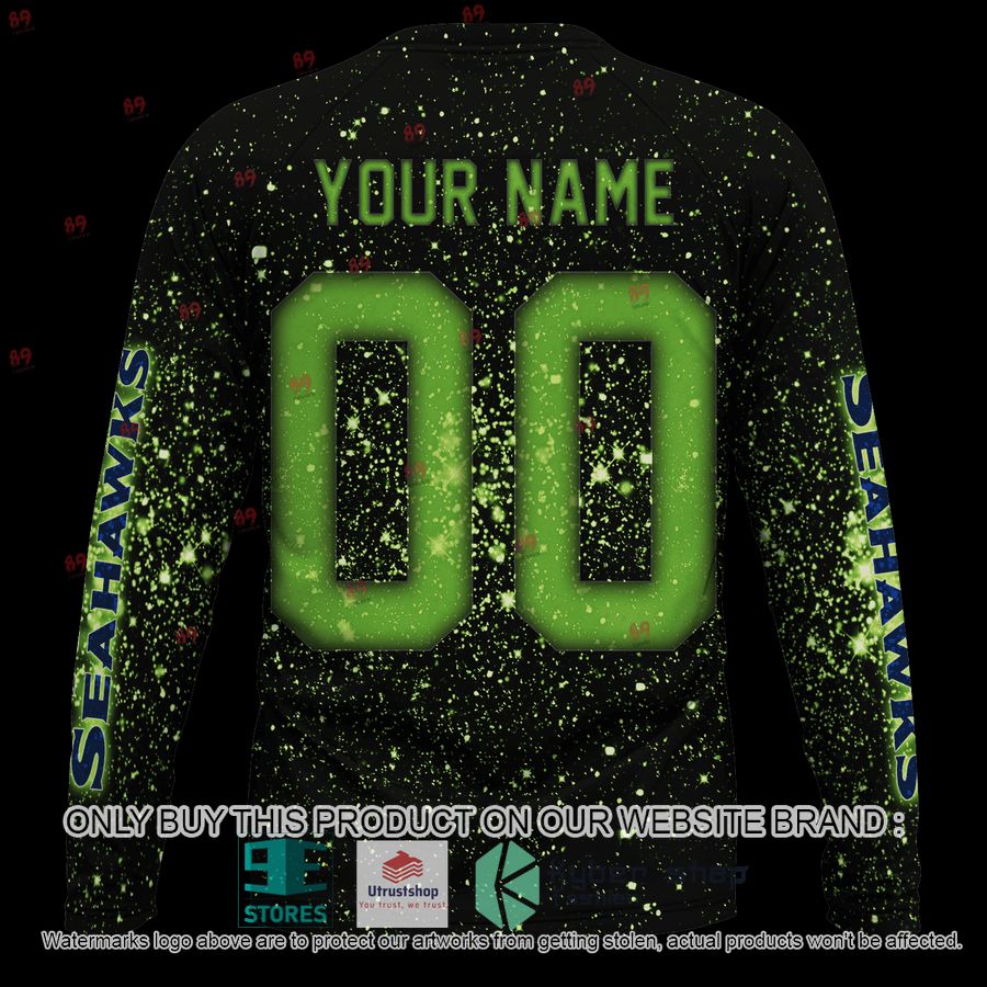 NEW Moon Seattle Seahawks Custom Name Hoodie, Shirt 7 personalized moon seattle seahawks shirt hoodie 7 77360