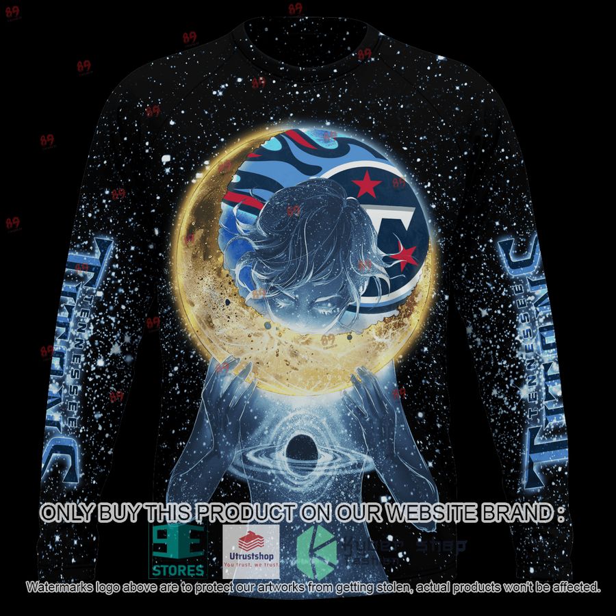 NEW Moon Tennessee Titans Custom Name Hoodie, Shirt 6 personalized moon tennessee titans shirt hoodie 6 43705