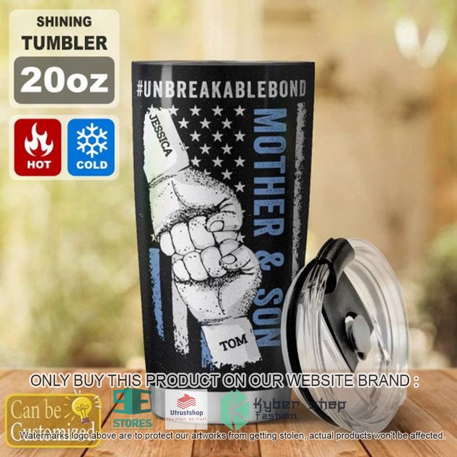 NEW Personalized Mother & Son Unbreakable Bond Lucky Son Awesome Mom Tumbler 3 personalized mother son unbreakable bond lucky son awesome mom tumbler 3 8021