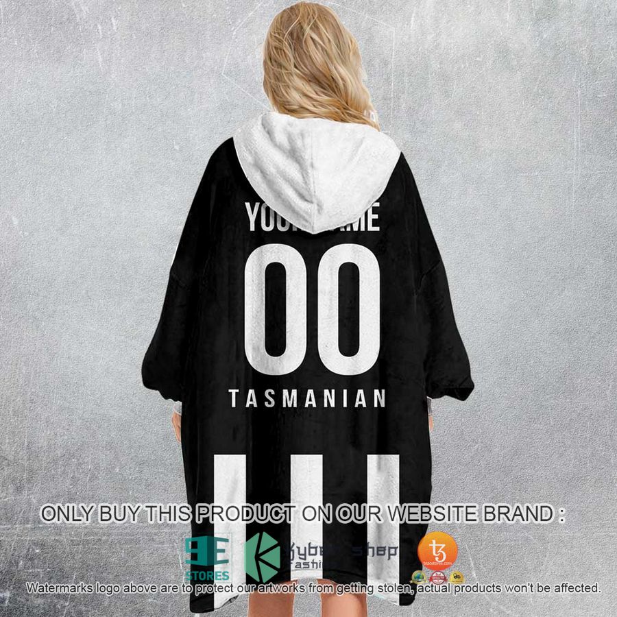 NEW Netball AU Colling Wood Magpies Custom Name Fleece Hoodie Blanket 3 personalized netball au colling wood magpies sherpa hoodie blanket 3 2135