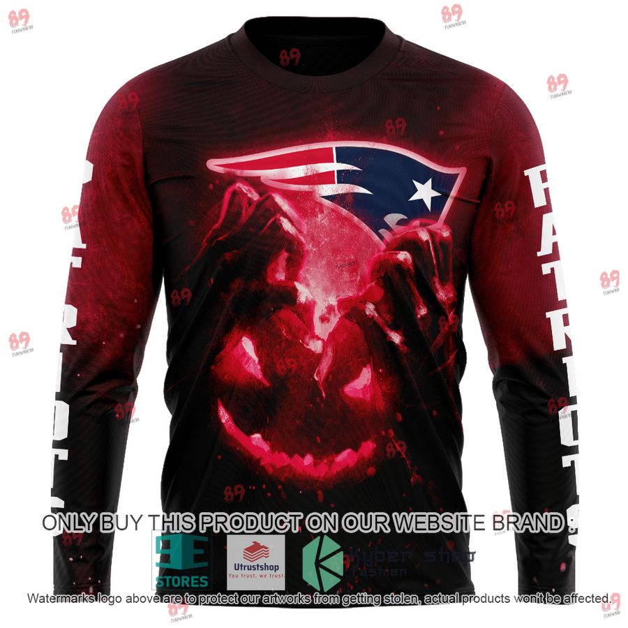 NEW Personalized New England Patriots Pumpkin Head Halloween Hoodie, Shirt 6 personalized new england patriots pumpkin head halloween shirt hoodie 6 63520