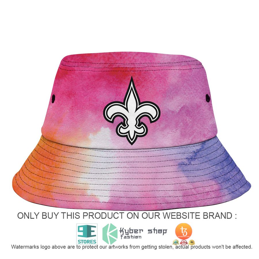personalized new orleans saints crucial catch a bucket hat hat 2 48593