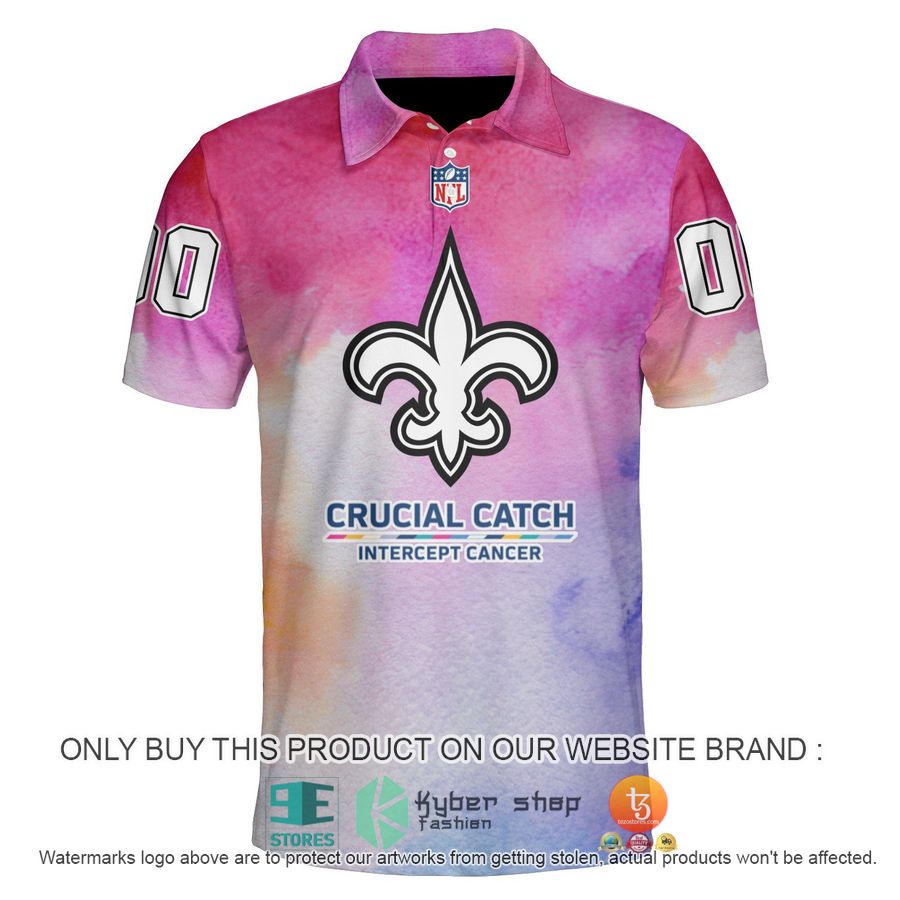 personalized new orleans saints crucial catch polo shirt 1 4184