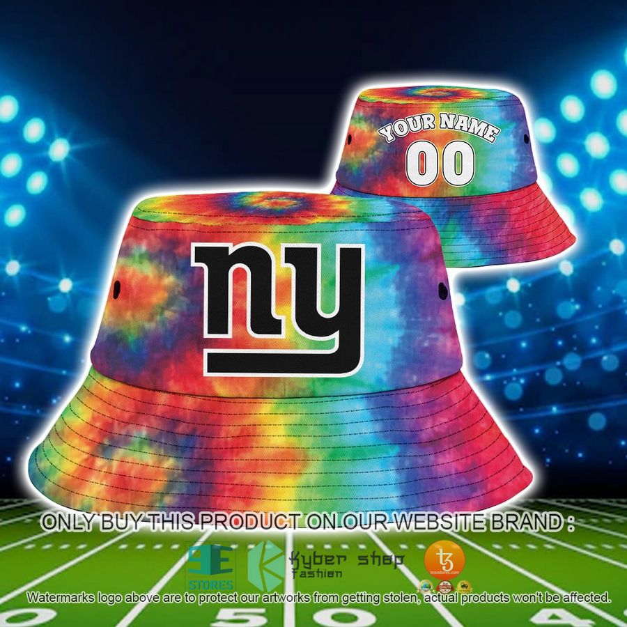 personalized new york giants crucial catch b bucket hat cap 1 30873